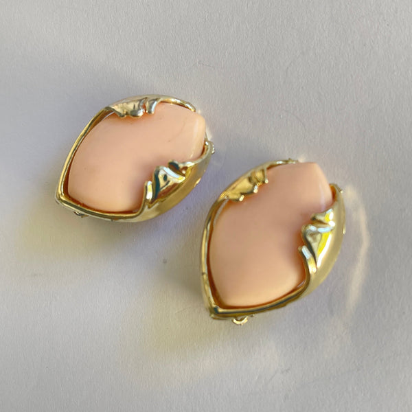 Mid Century Necklace, Brooch, Earrings Set-vintageonline-Vintage Online