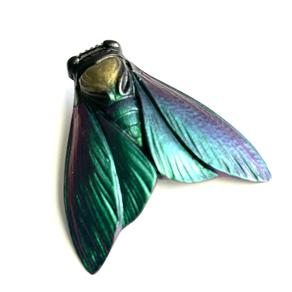 Open Wing Cicada Designer Brooch-Vintageonline-Vintage Online