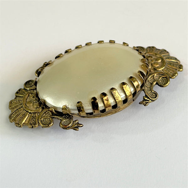 Pearlized Vintage Brooch-Vintageonline-Vintage Online