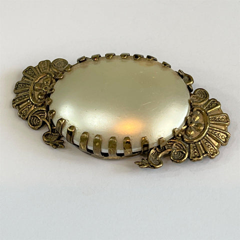 Pearlized Vintage Brooch-Vintageonline-Vintage Online