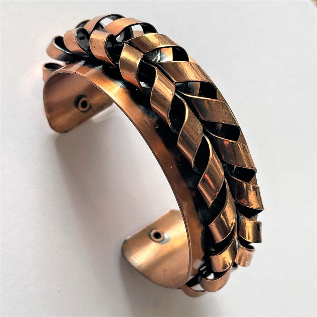Vintage copper store bracelet