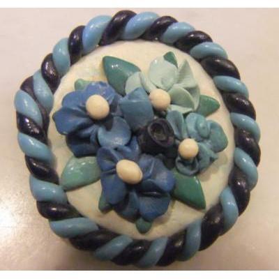 Vintage Online Jewellery | Retro 70's Fimo Brooch