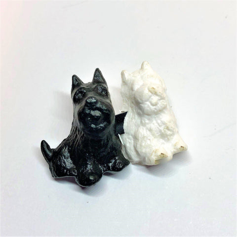 Retro Cute Scotty Dogs Brooch Vintageonline