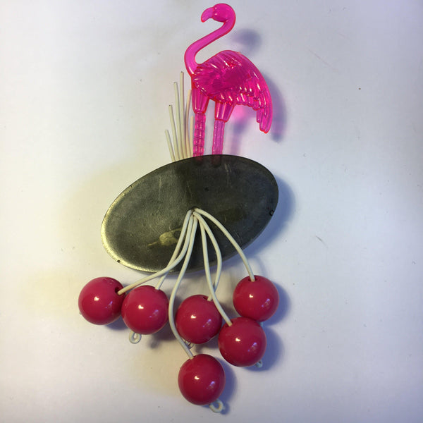 Retro Look Flamingo Brooch  Vintage Online