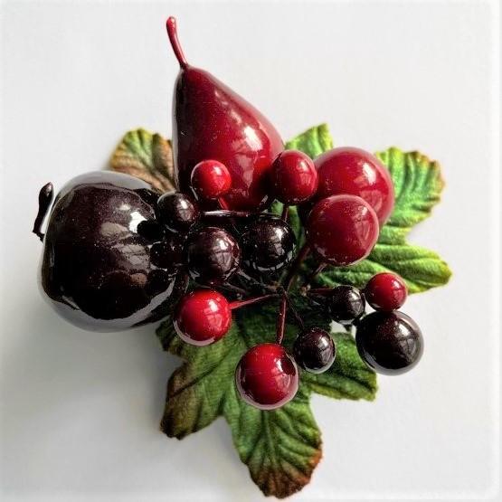 Retro Look Fruit Corsage Brooch-Vintageonline-Vintage Online