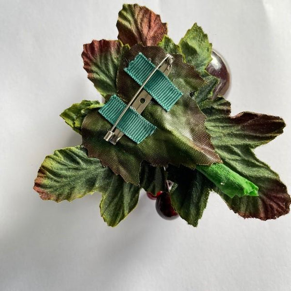 Retro Look Fruit Corsage Brooch-Vintageonline-Vintage Online