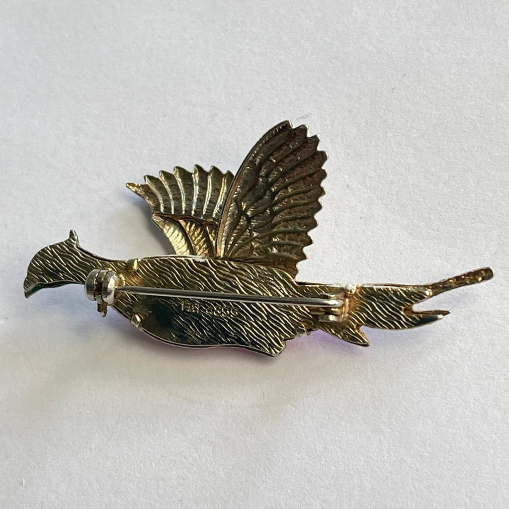 Pheasant brooch hotsell