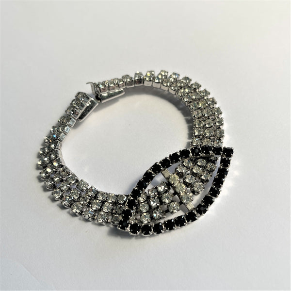 Rhinestone Buckle Vintage Bracelet-Vintageonline-Vintage Online