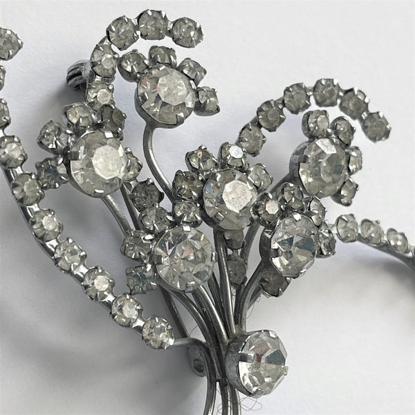 Rhinestone Vintage 60's Brooch-Vintageonline-Vintage Online