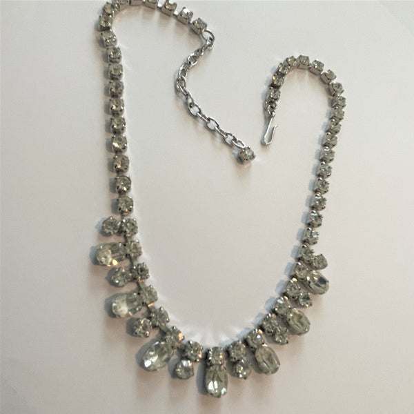Rhinestone Vintage Necklace-Vintageonline-Vintage Online
