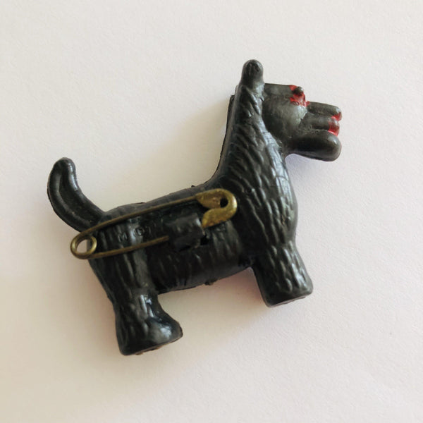 Scotty Dog Vintage 50's Brooch-Vintageonline-Vintage Online