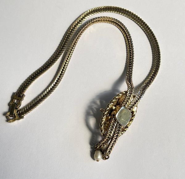 Selro Selini Asian Princess Vintage Lariat Necklace-Vintageonline-Vintage Online