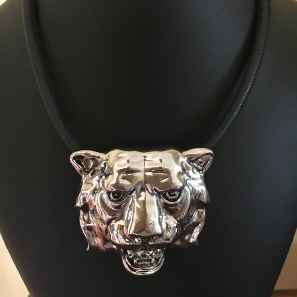 Tiger Head Designer Choker/Necklace-Vintage Online-Vintage Online