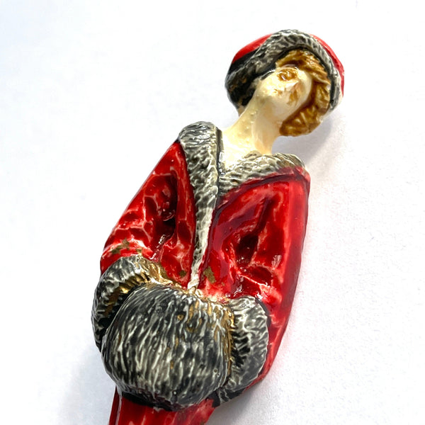 Very Vintage Lady Brooch-Vintageonline-Vintage Online