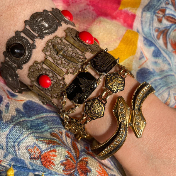 Vintage Egyptian Revival Bracelet-Vintageonline-Vintage Online