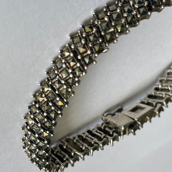 Vintage Estate Marcasite Bracelet-Vintageonline-Vintage Online