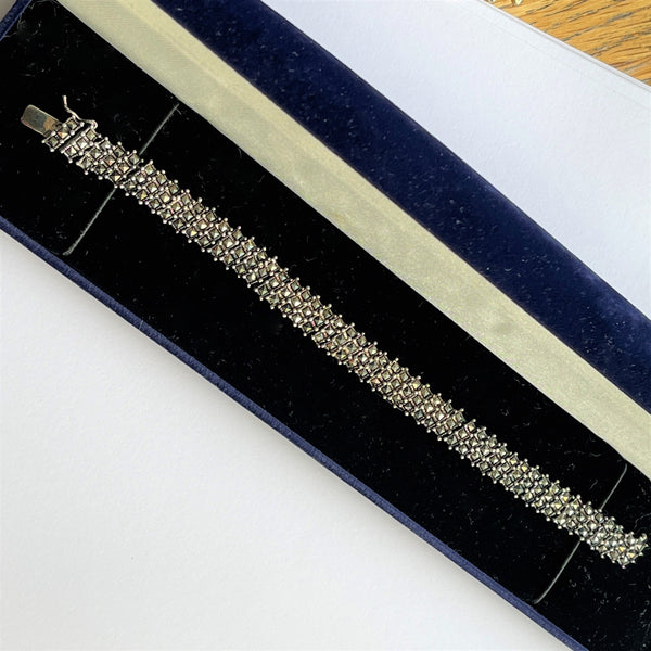 Vintage Estate Marcasite Bracelet-Vintageonline-Vintage Online