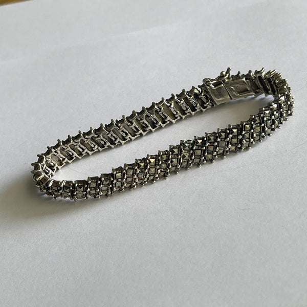 Vintage Estate Marcasite Bracelet-Vintageonline-Vintage Online