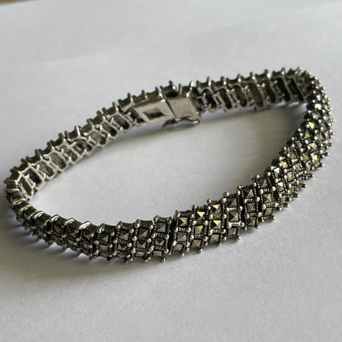 Vintage Estate Marcasite Bracelet-Vintageonline-Vintage Online
