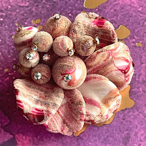 West German Vintage Floral Brooch-Vintageonline-Vintage Online