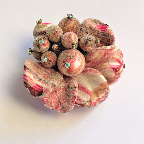 West German Vintage Floral Brooch-Vintageonline-Vintage Online